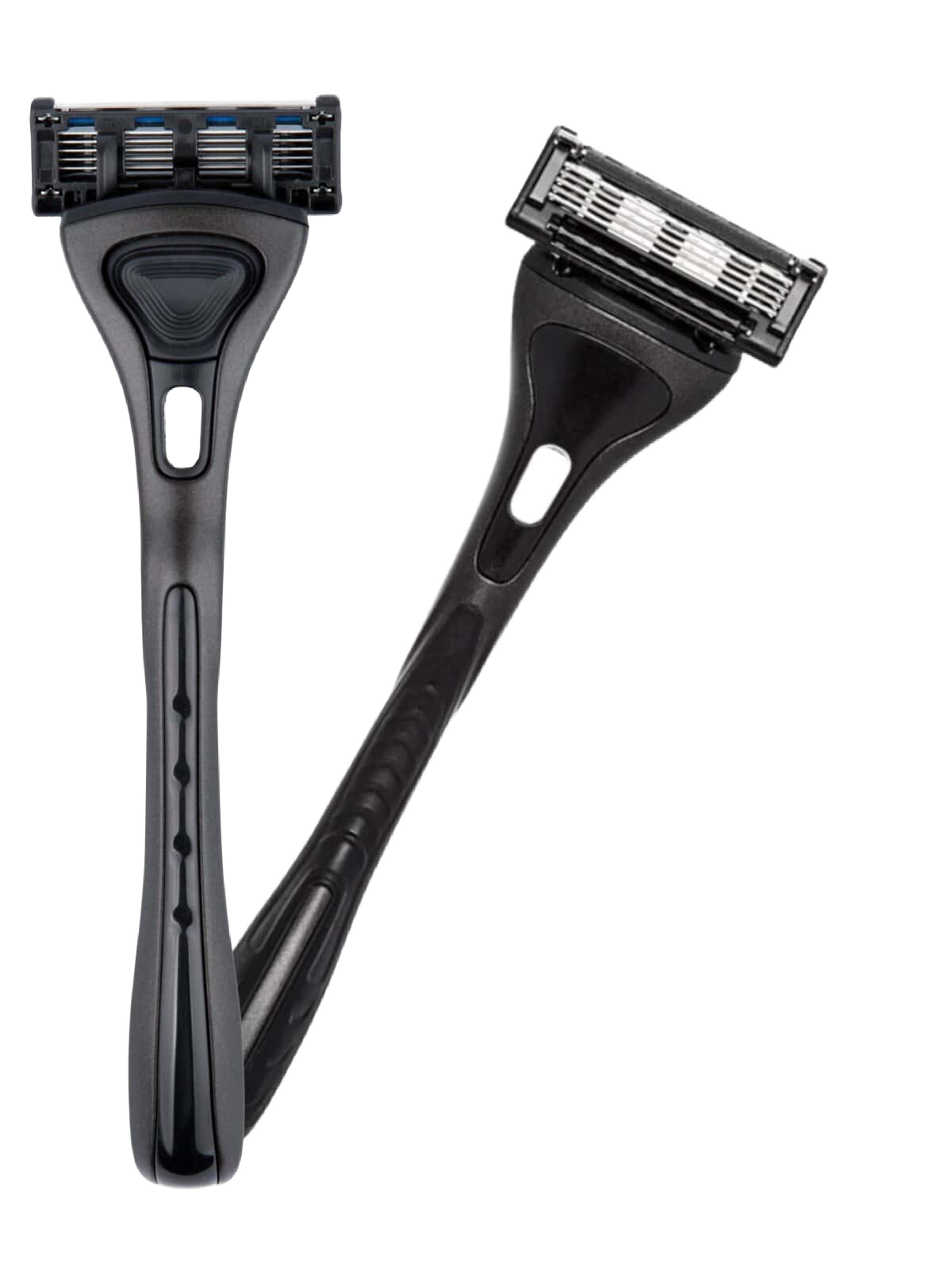 To moderne barberhøvler med skarpe blader av svensk stål, designet for presisjonsklipping og trimming av skjegg og hår. Perfekt for profesjonelle barberere og hjemmebruk.