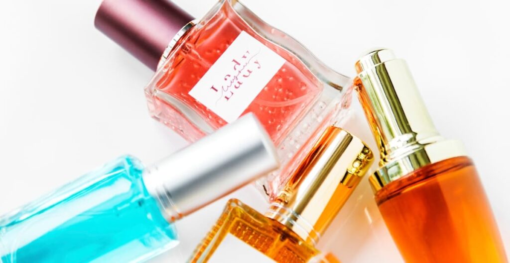 bottles of fragrance