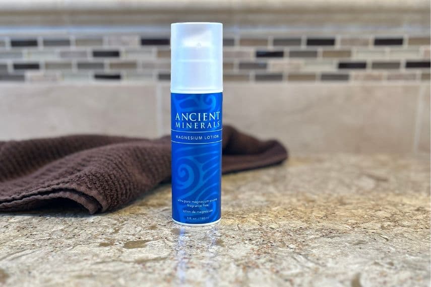 Ancient Minerals Magnesium on counter