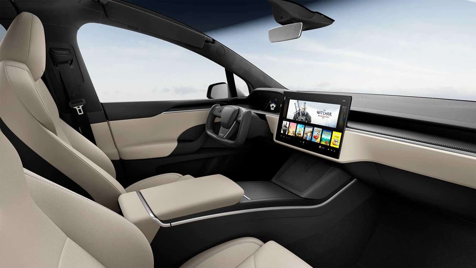 Tesla Model-X interior customization kit for enhanced comfort and style.
