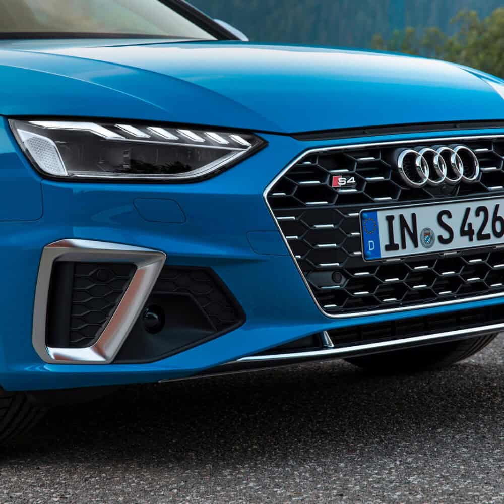 Audi S4 headlamp kit with modern LED lights for improved night driving and sleek appearance.