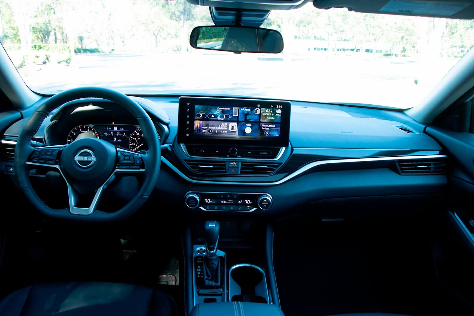 Interior upgrade for Nissan Altima with premium materials and custom fit.