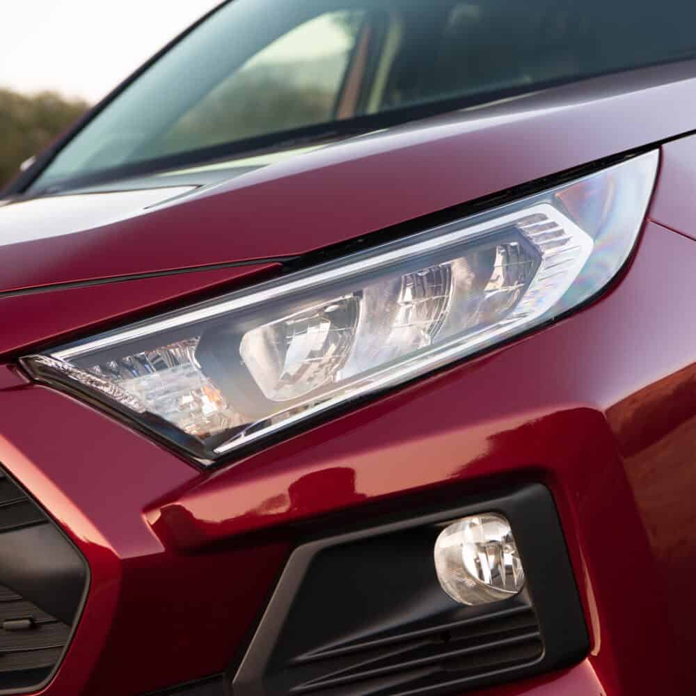 Enhanced LED headlamp and fog lamp upgrade for Toyota RAV4. Improve visibility and style with high-q.