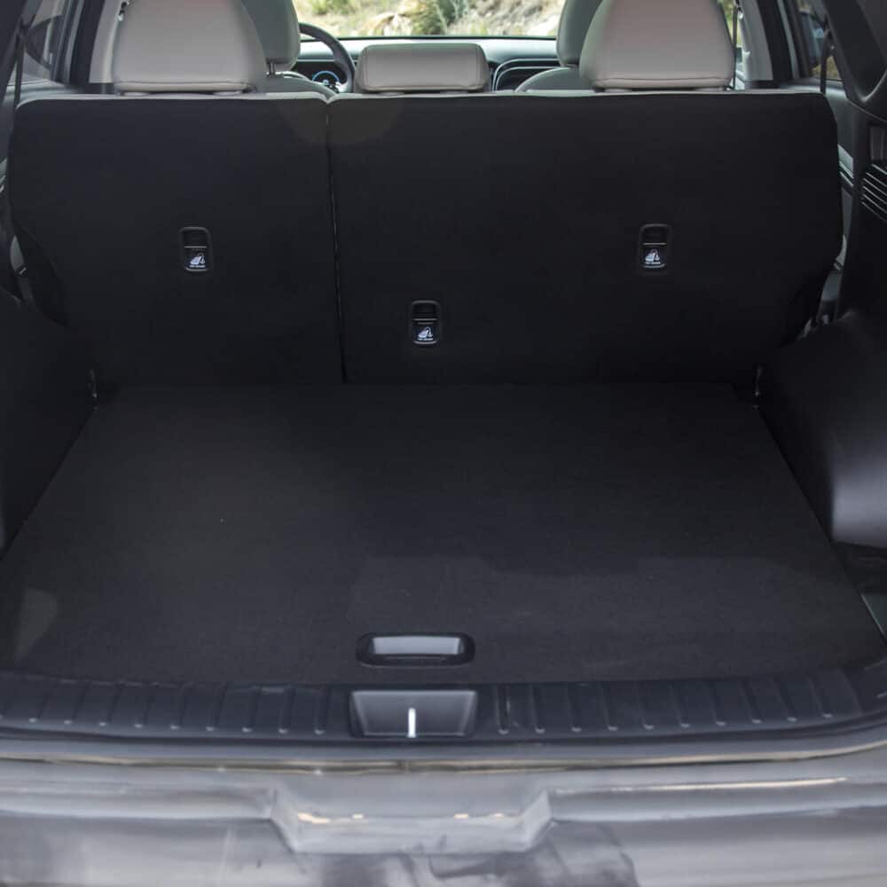 Hyundai Tucson trunk cargo liner for enhanced storage protection.