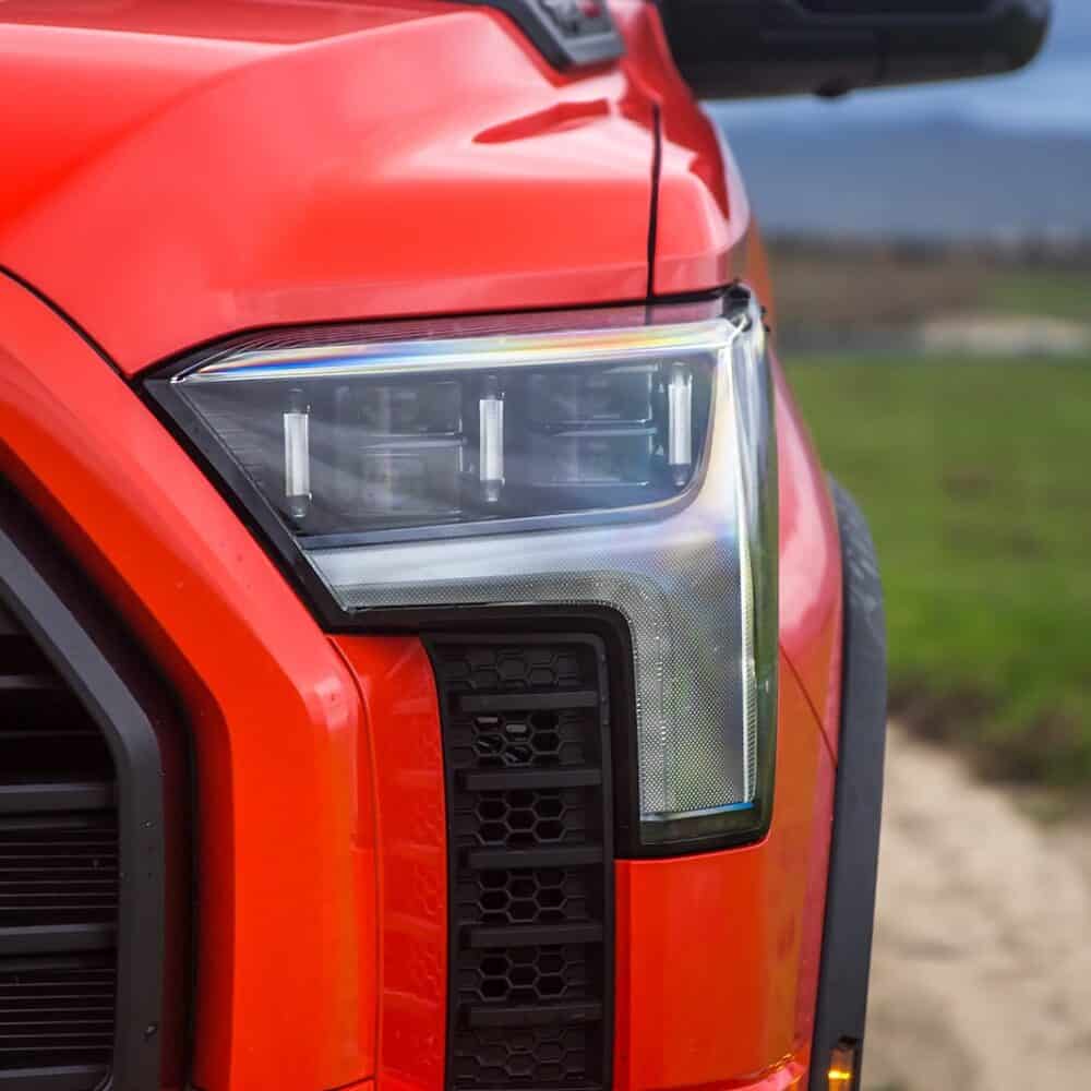 Toyota Tundra headlamp and fog lamp upgrade for enhanced visibility and style. Perfect for off-road.