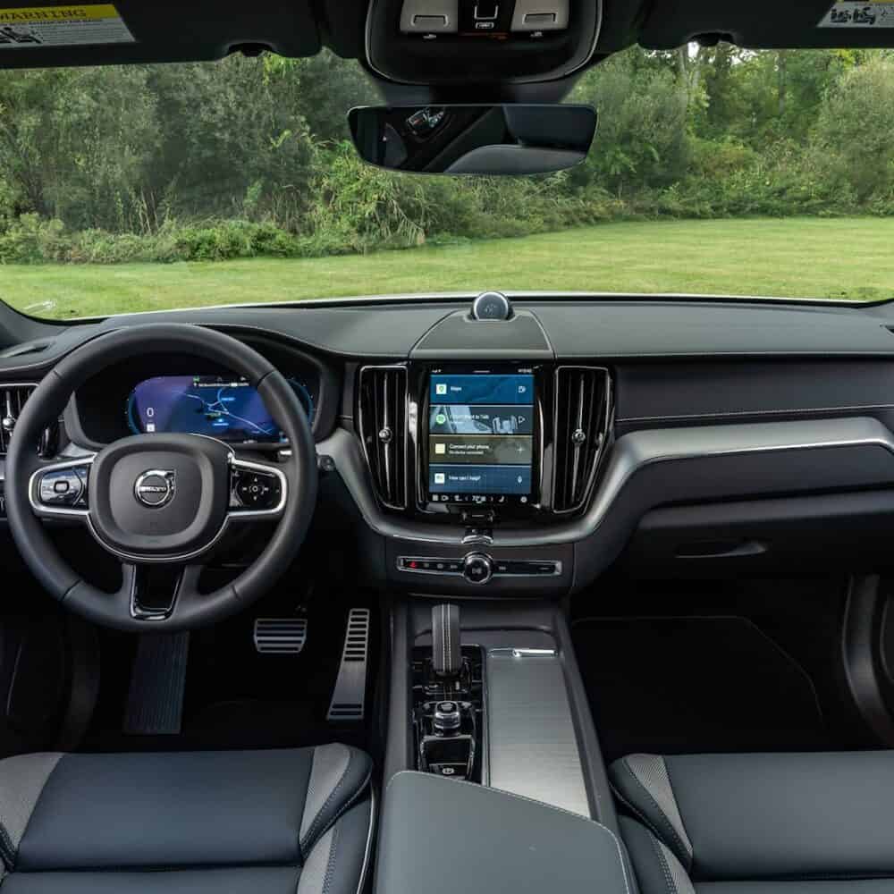 Interior upgrade for Volvo XC60 with premium materials and stylish design.