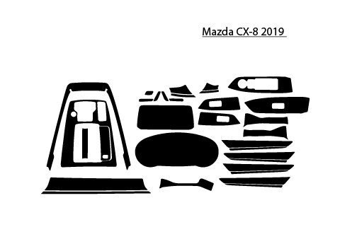 Interior trim and accessories for Mazda CX-8 2019 model.