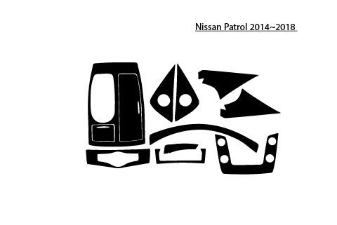 Interior upgrade kit for Nissan Patrol 2014-2018, custom fit and easy to install.