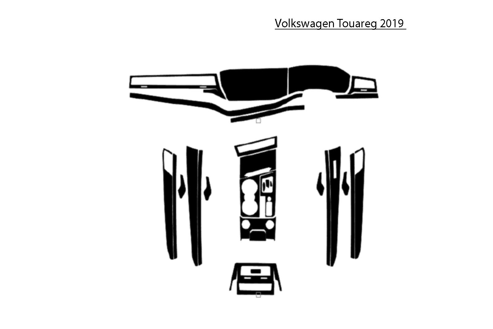 High-quality interior upgrade kit for Volkswagen Touareg 2019 model. Enhance your vehicle's interior.