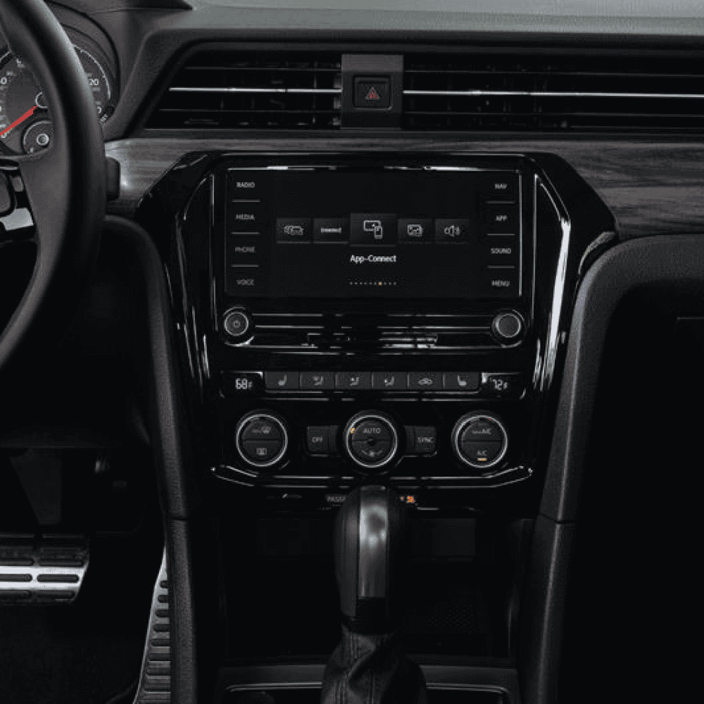 High-quality interior screen protector for Volkswagen Passat dashboard display.