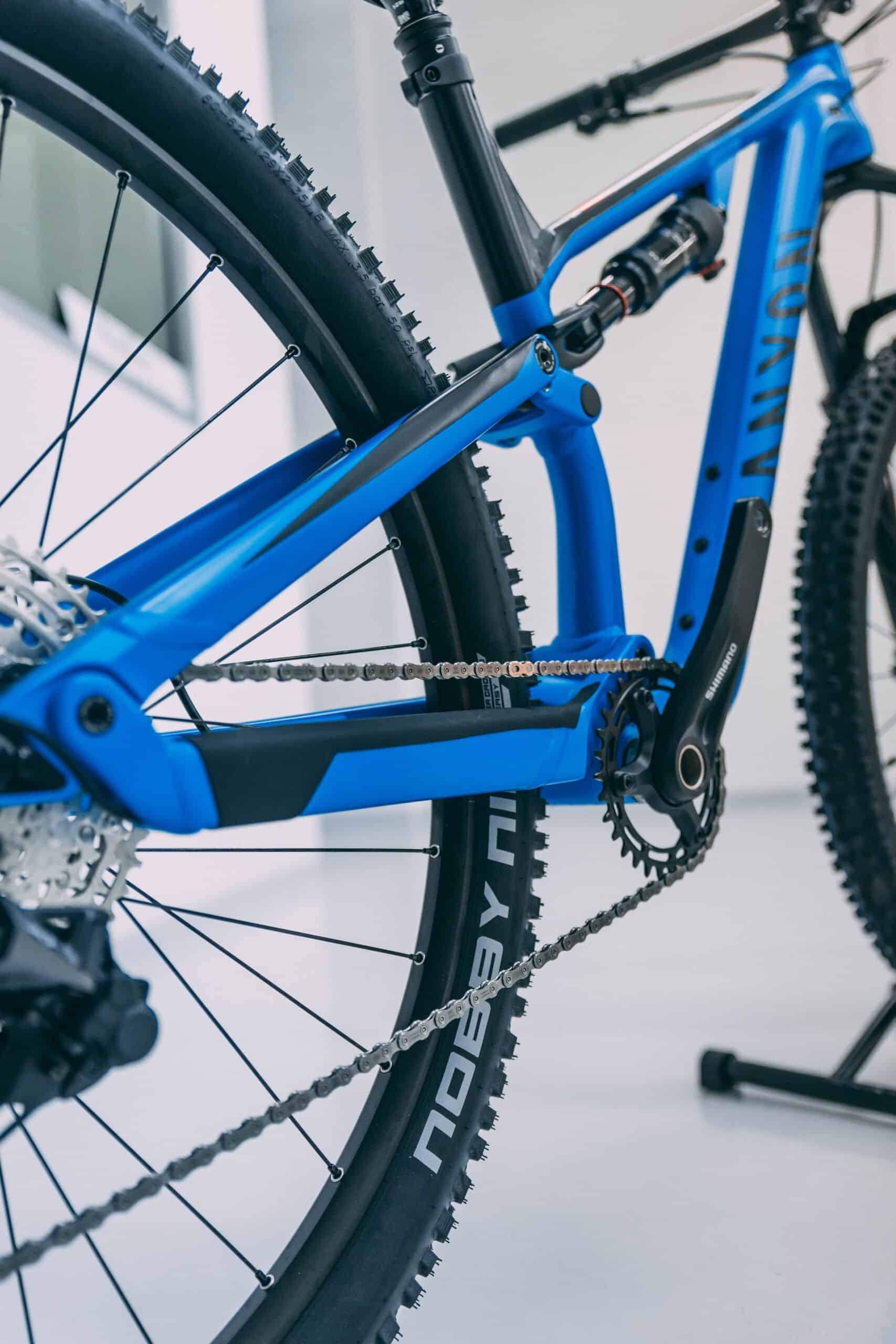 Bike Frame Protection Film for Canyon Neuron.