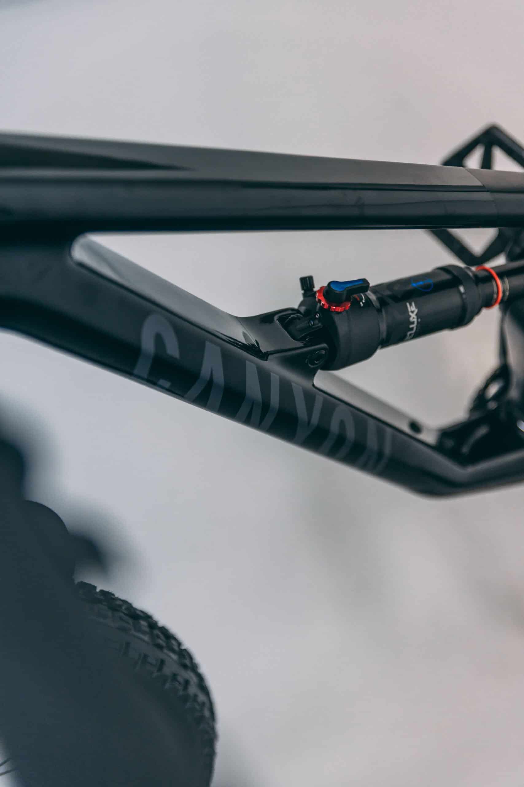 Protective film for Canyon Spectral bike frame and components.