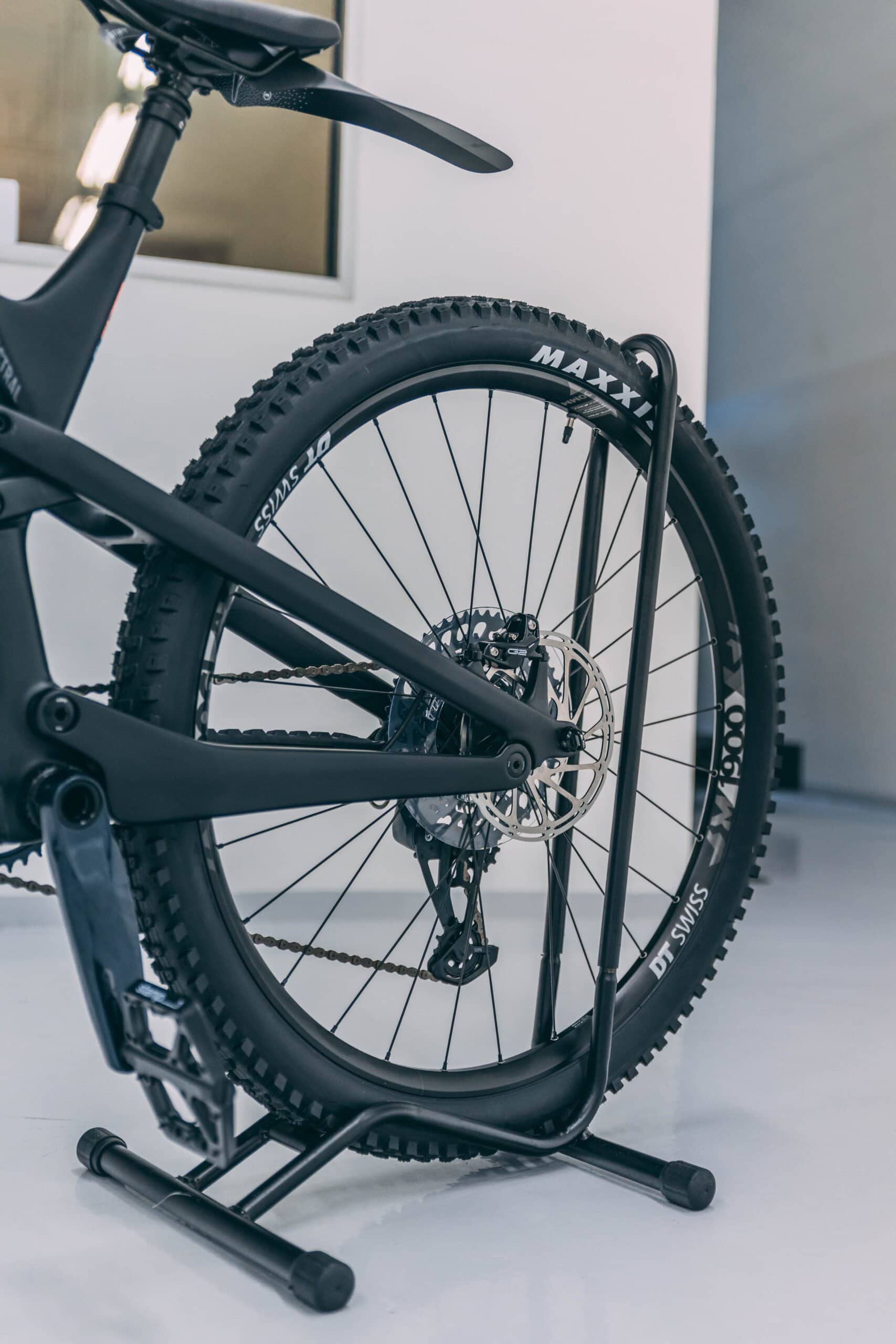 Durable protection film for Canyon Spectral bike frames, preventing scratches and damage during ride.
