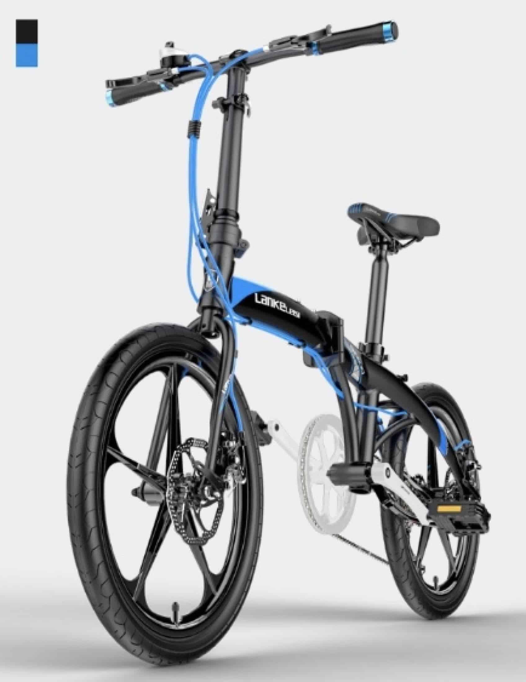 Compact foldable bike with durable paint protection film for outdoor riding.