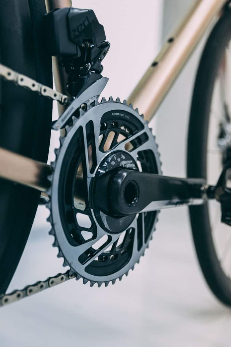 High-quality XPEL Ultimate Plus protective film on a Specialized Aethos bike.