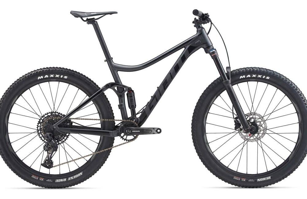 Giant Stance bike with protective film on frame for durability and scratch resistance.