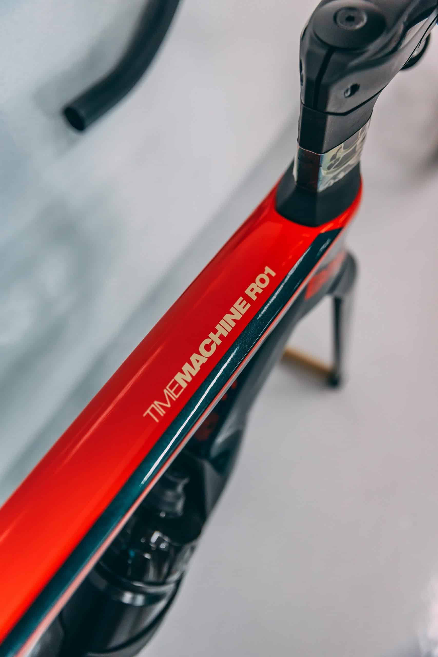 High-quality bike paint protection film for BMC Timemachine Road.