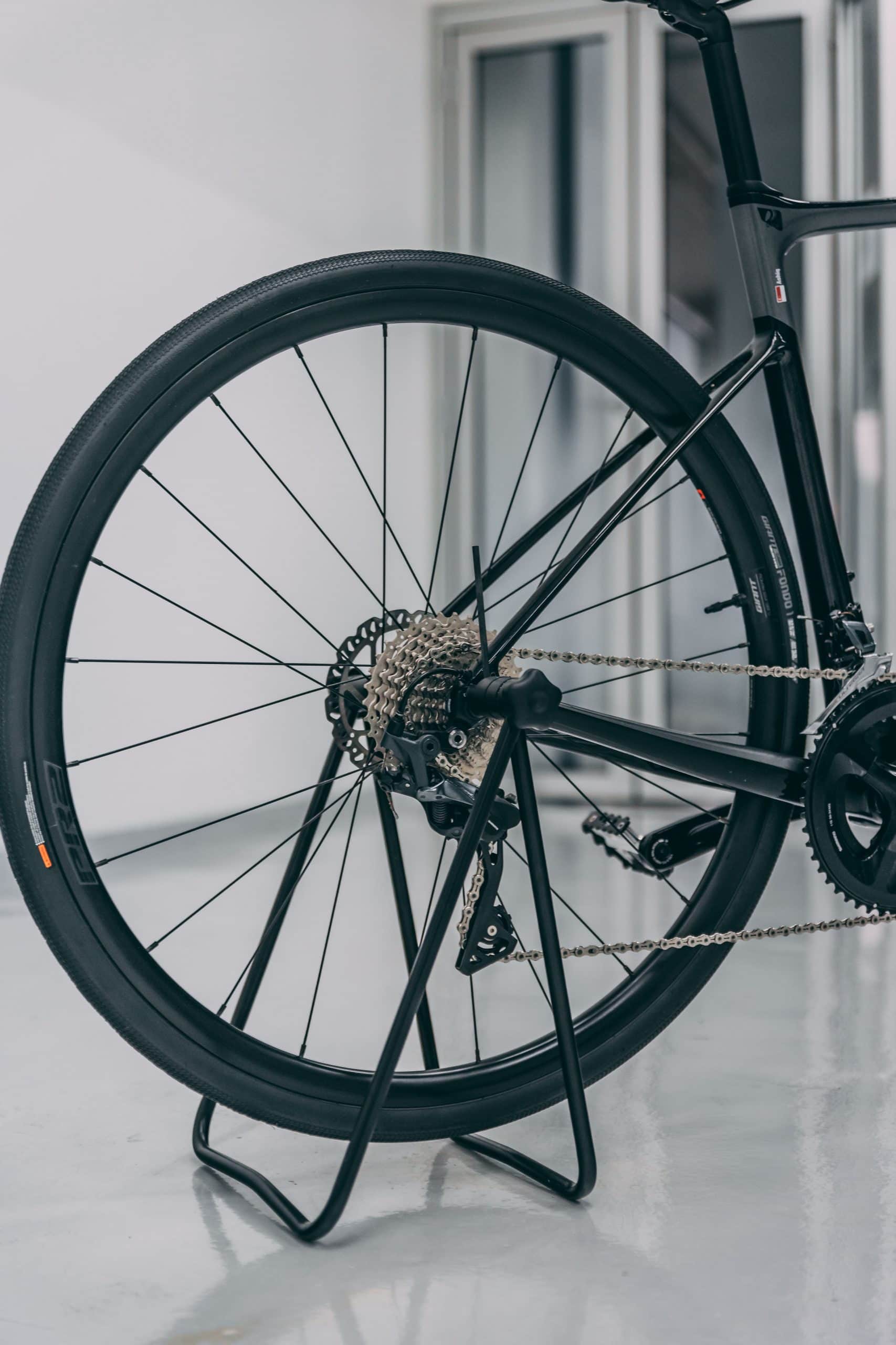 Protective film for Giant Defy bike frame and components.