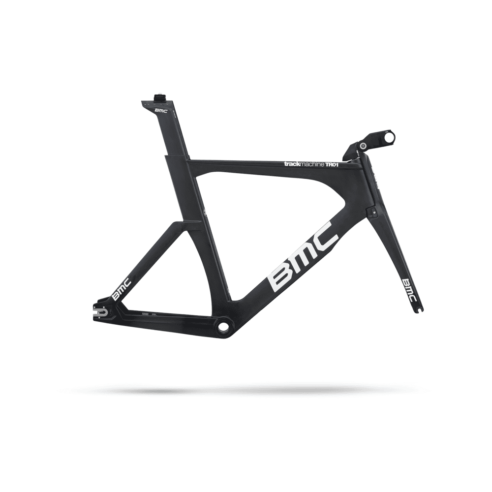 High-quality black road bike frame for racing and endurance cycling. Lightweight, durable, and desig.