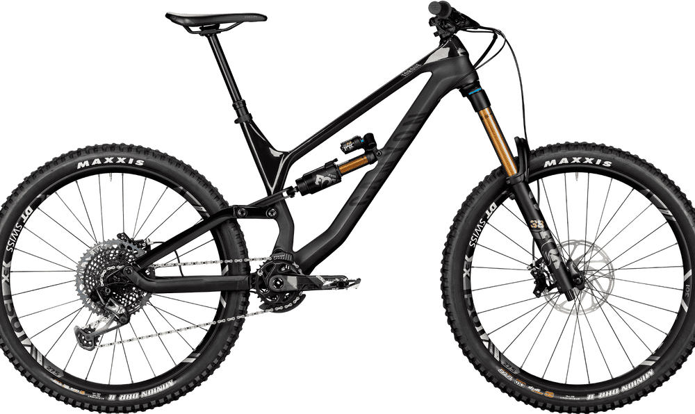 Electric mountain bike with advanced suspension and powerful motor.