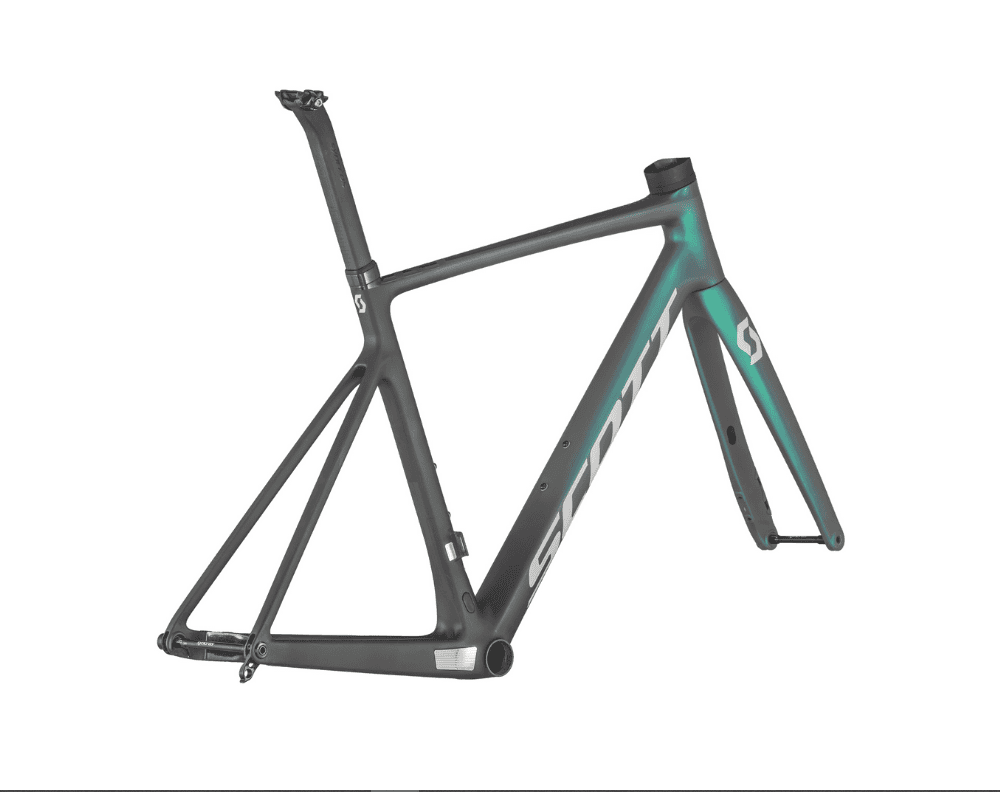 High-quality Scott Addict RC PRO bike frame with protective film.