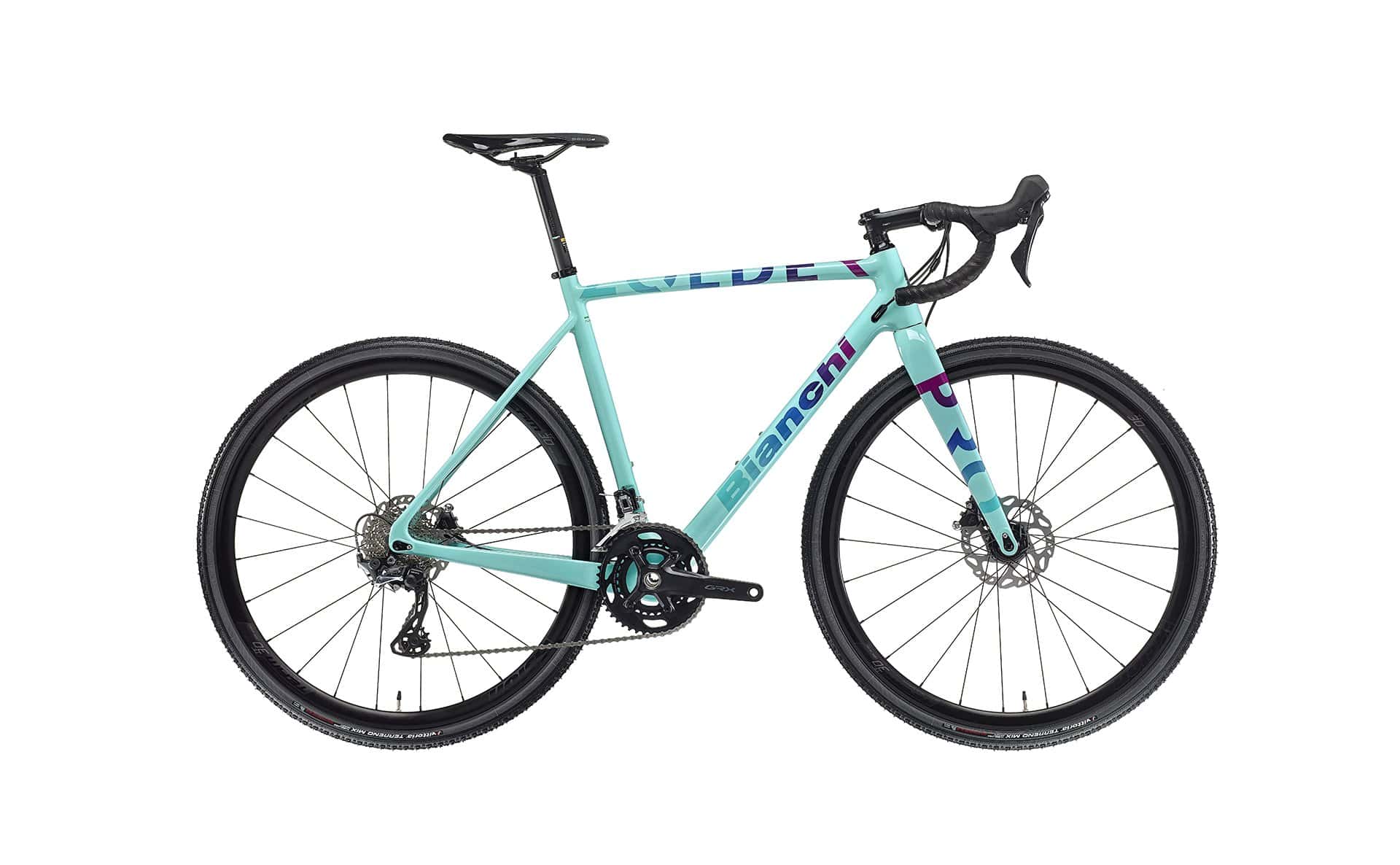 Lightweight blue and black road bicycle for fitness and commuting.