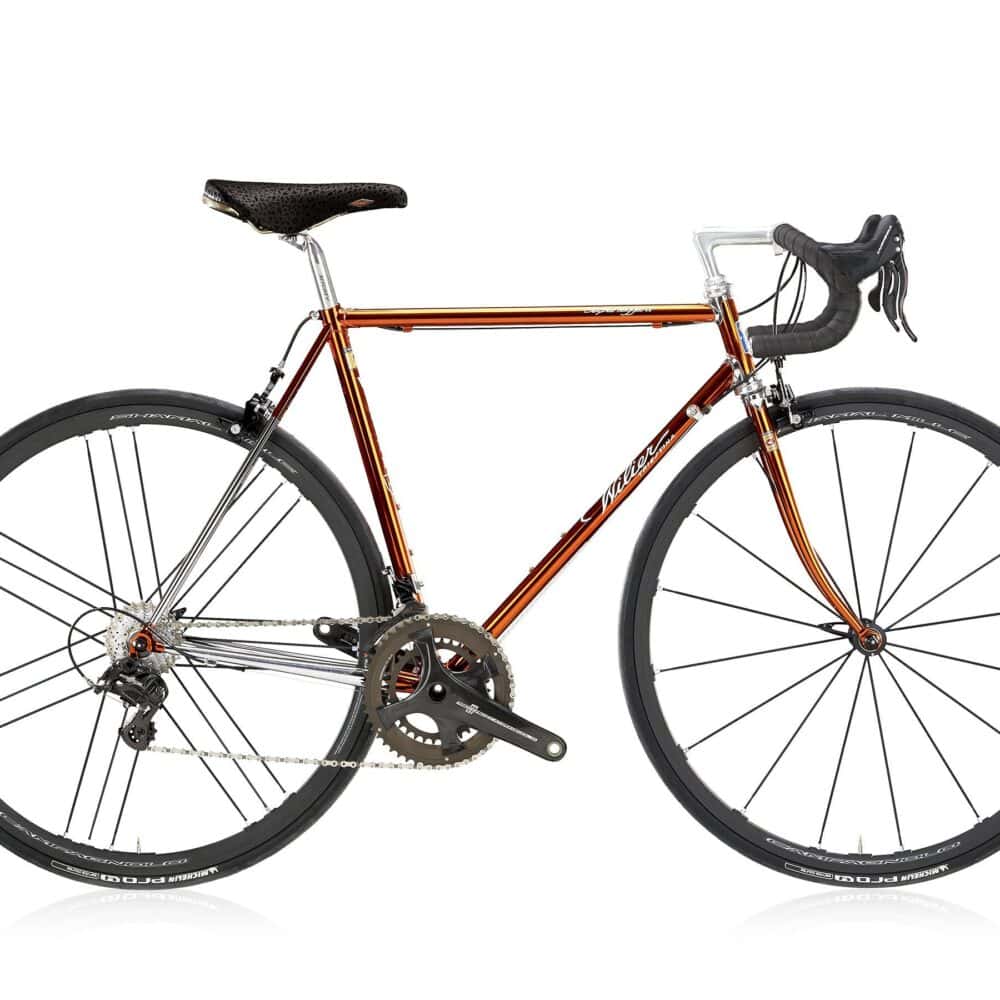 Protective film for Wilier SUPERLEGGERA Ramato bike frame, preventing scratches and damage.