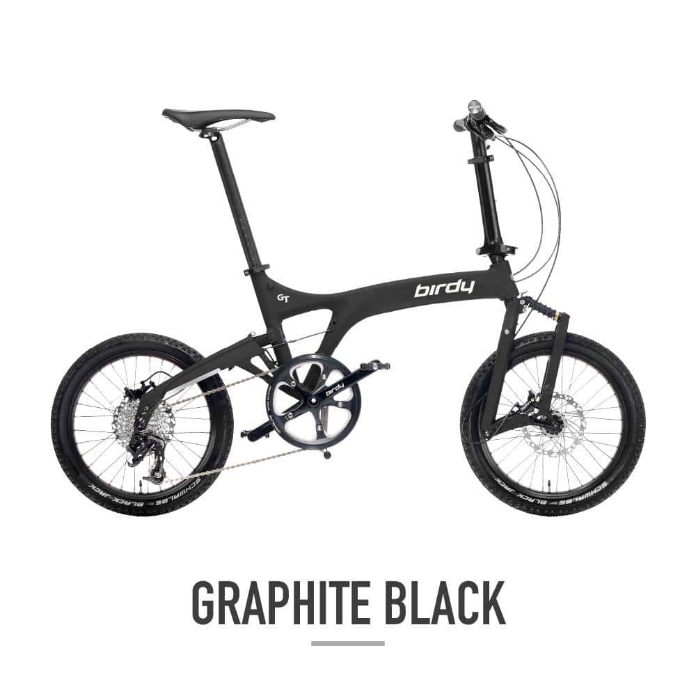 Birdy R20 Graphite Black Bike Frame Protection Film for durable bike protection.