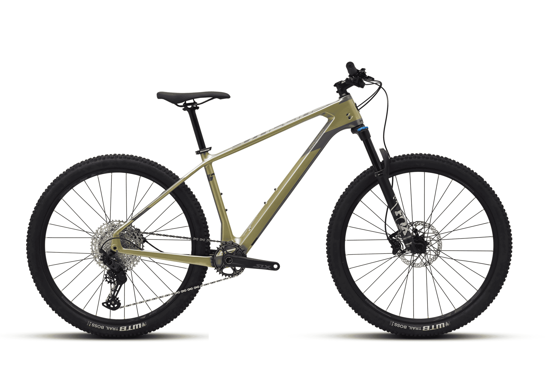 Polygon Syncline C5 mountain bike with protective film on the frame.