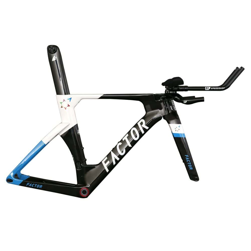 High-quality protective film kit for Factor SLiCK bike frame, durable and easy to install.
