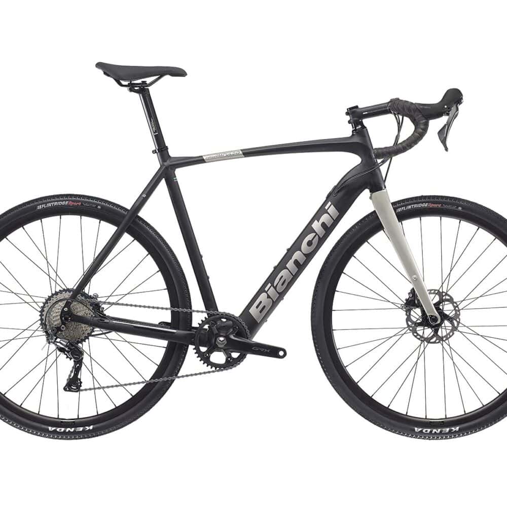 E-IMPULSO gravel bike frame with protective film for durability.