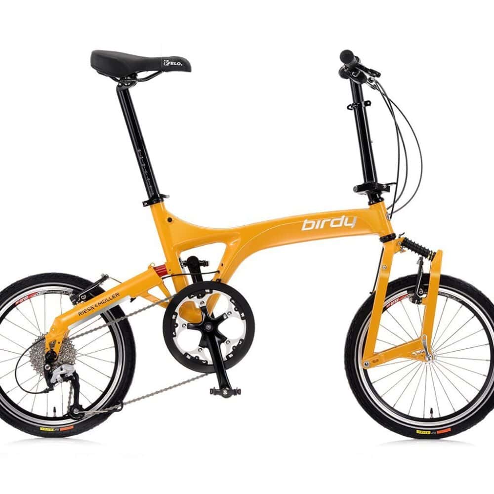 Birdy Gen 2 folding bike with protective film for frame.
