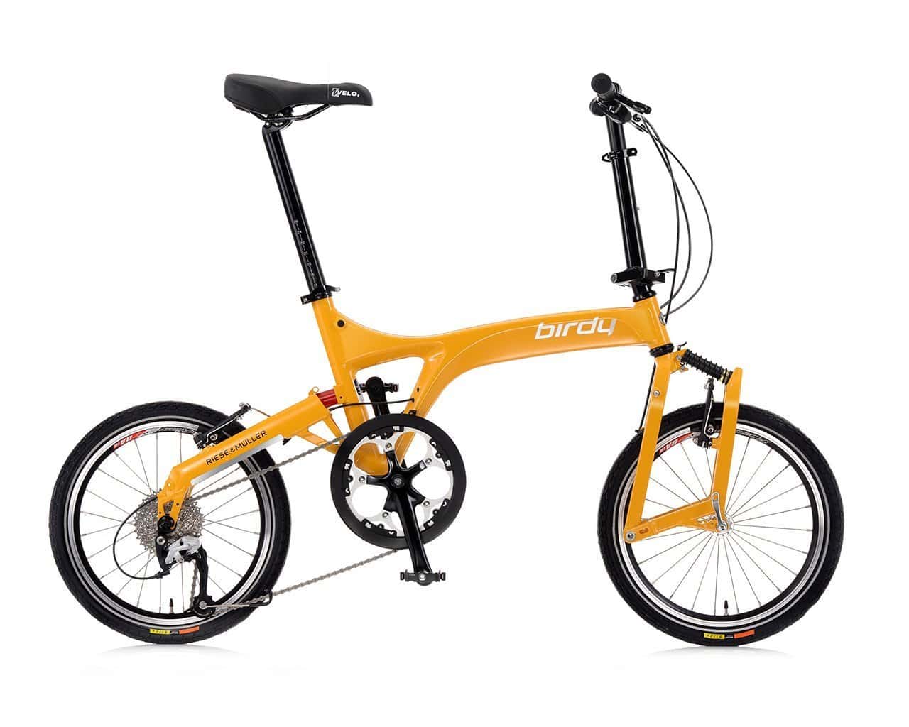 Birdy Gen 2 folding bike with protective film for frame.