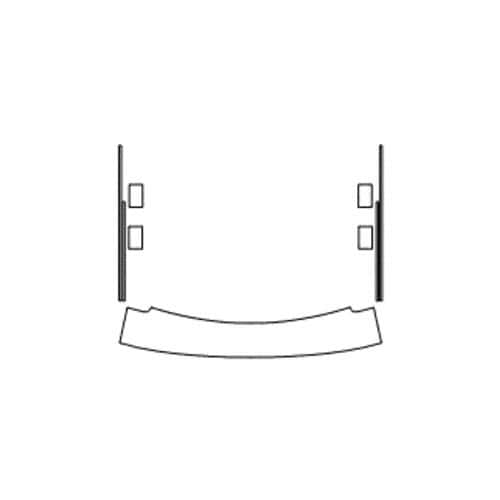 Wall mount bracket for electronic devices and displays.
