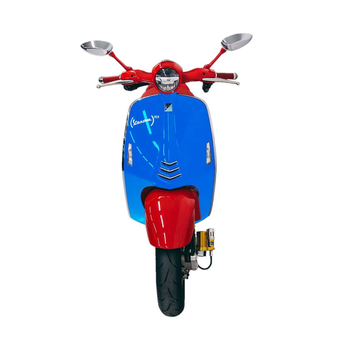 High-quality Vespa full wrap protection film kit for scooter customization.