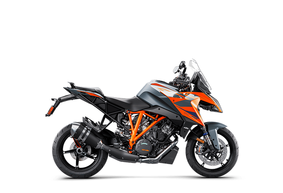 KTM 1290 SUPER DUKE GT motorcycle with full paint protection film kit.
