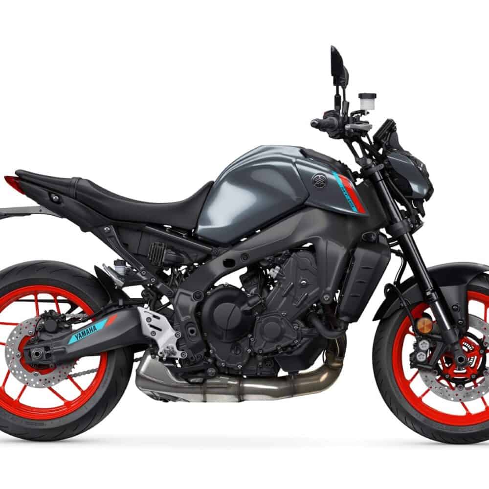 YAMAHA MT-09 full wrap paint protection film for motorcycle, durable clear film to prevent scratches.