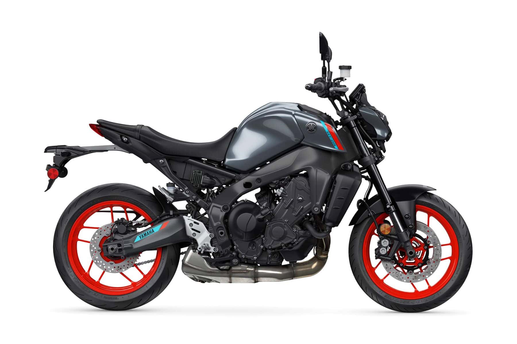 YAMAHA MT-09 full wrap paint protection film for motorcycle, durable clear film to prevent scratches.