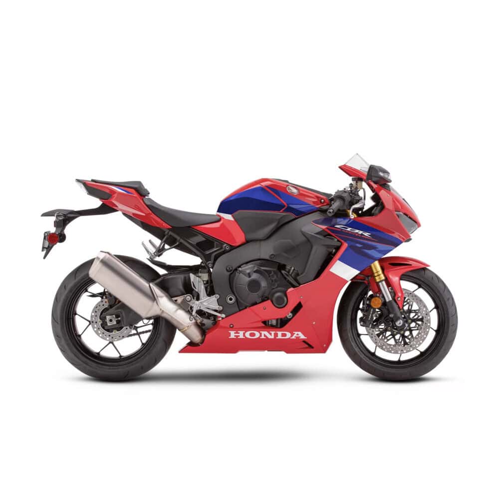 Honda CBR1000RR motorcycle with full paint protection wrap for enhanced durability.