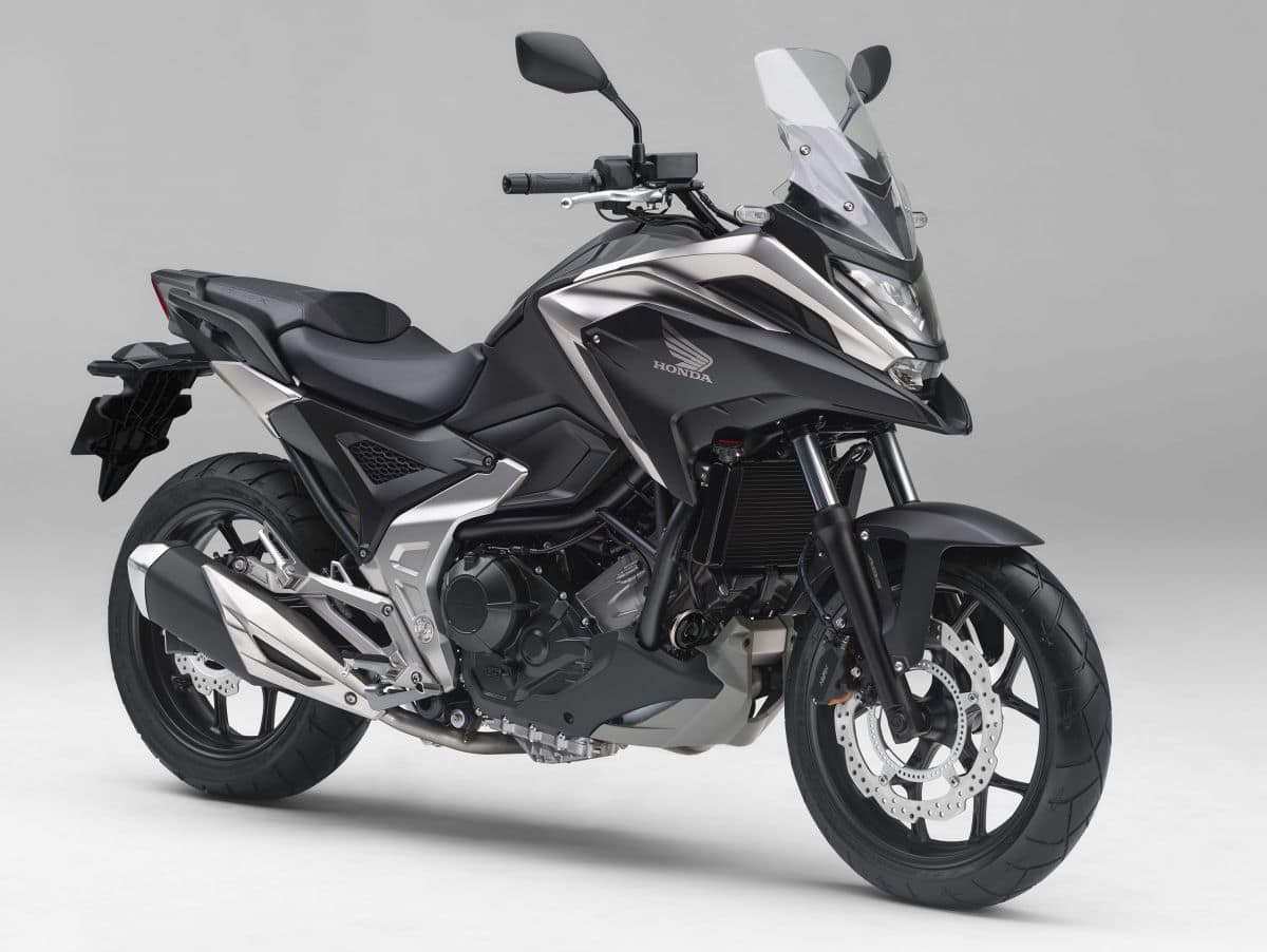 Honda NC750X motorcycle with full paint protection wrap.