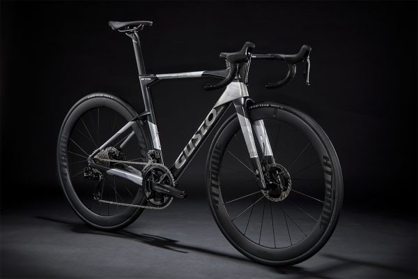 High-performance GUSTO GTR bike with protective film kit for frame.