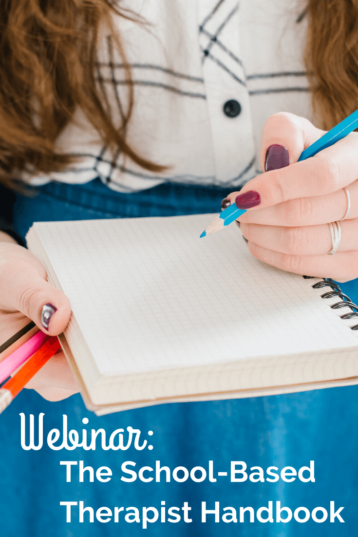 The School Based Therapist Handbook Webinar