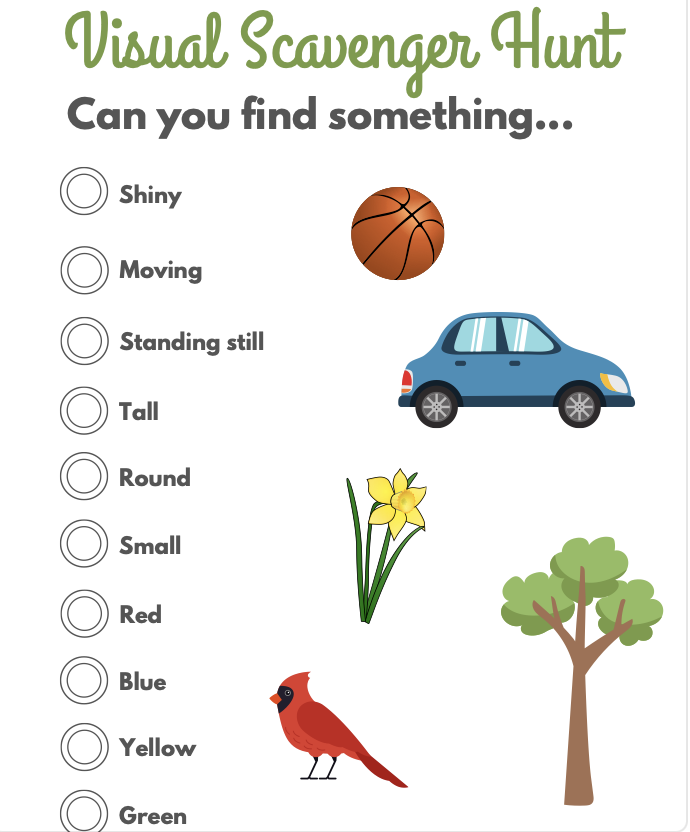 Printable Sensory Scavenger Hunts for Kids - Image 3