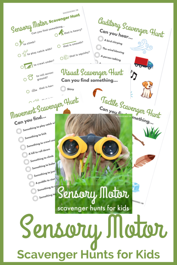 Sensory Motor Scavenger Hunt Pack