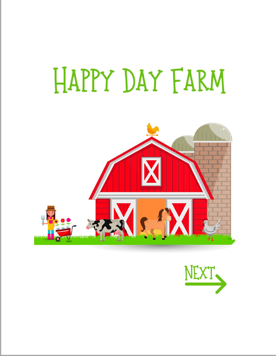 Farm Themed Interactive Digital Movement Game - Image 2