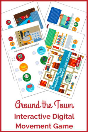 Around the Town Interactive Digital Movement Game