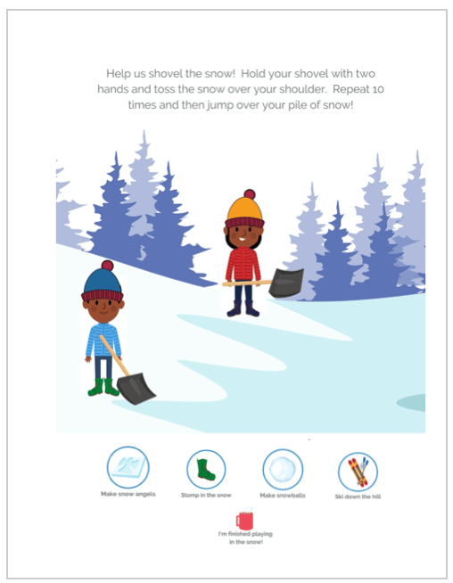 Snowy Day Movement Activity - Image 3