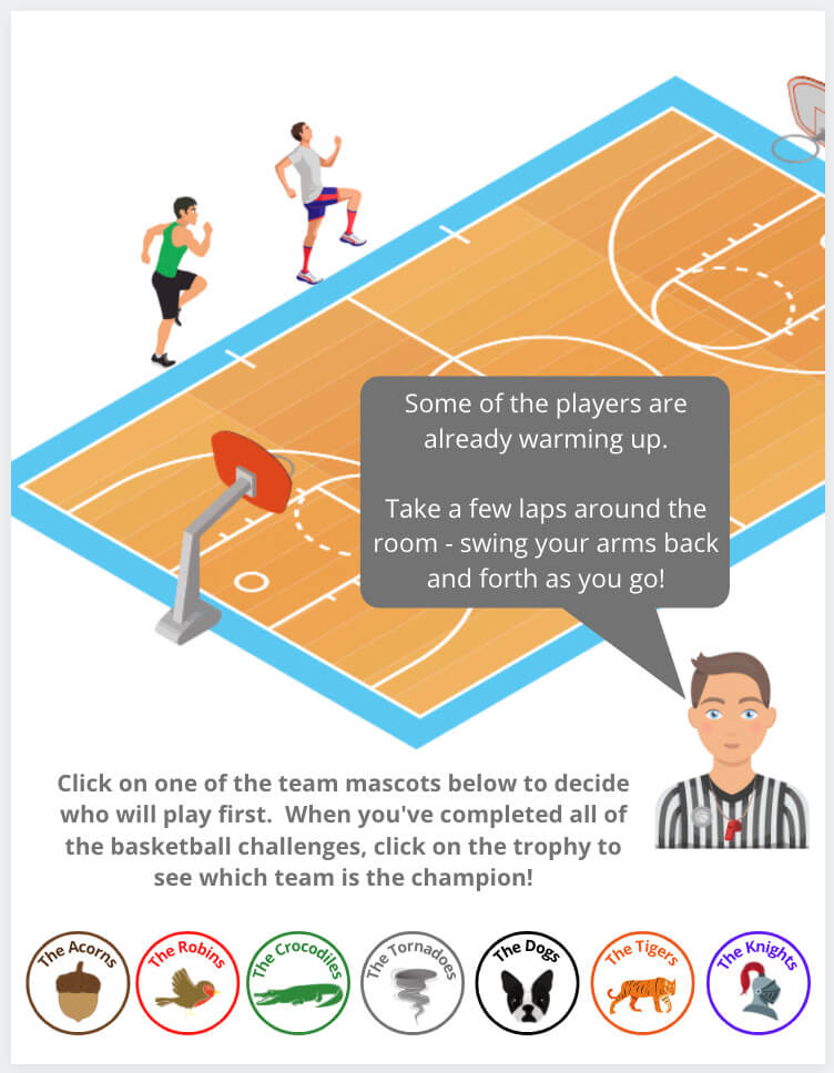 Basketball Interactive Movement and Exercise Game - Image 2