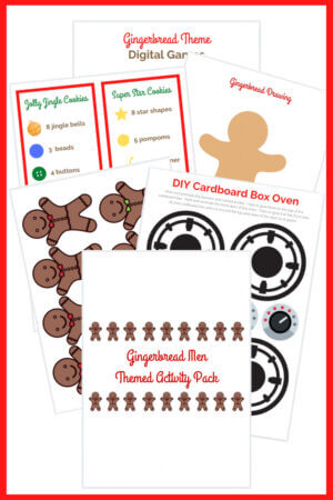 Gingerbread Men Themed Activity Pack