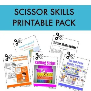 scissor skills printable pack